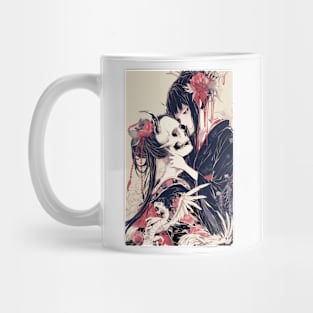 Geisha and skull 8001 Mug